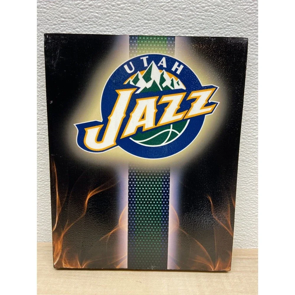 NBA Utah Jazz Framed Logo Sign Painting Wall Decor